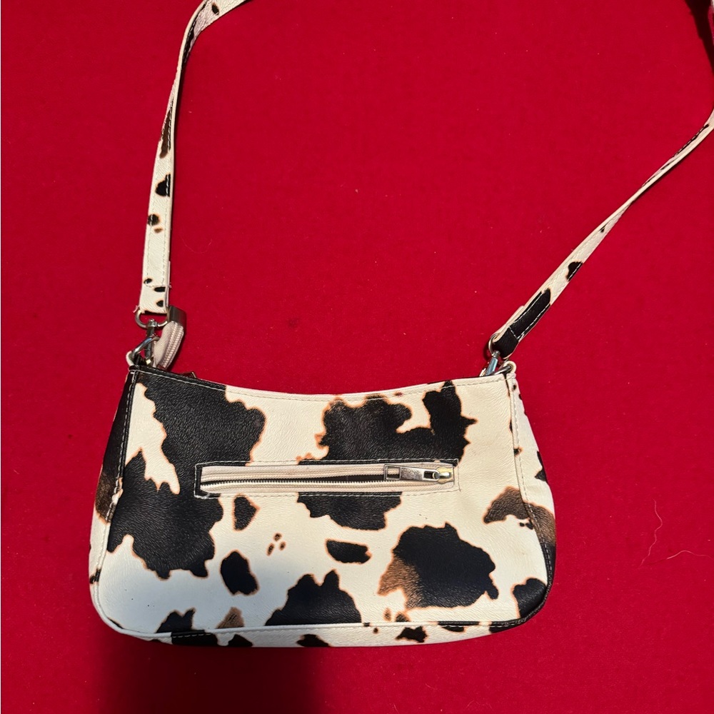 Small cow print crossbody